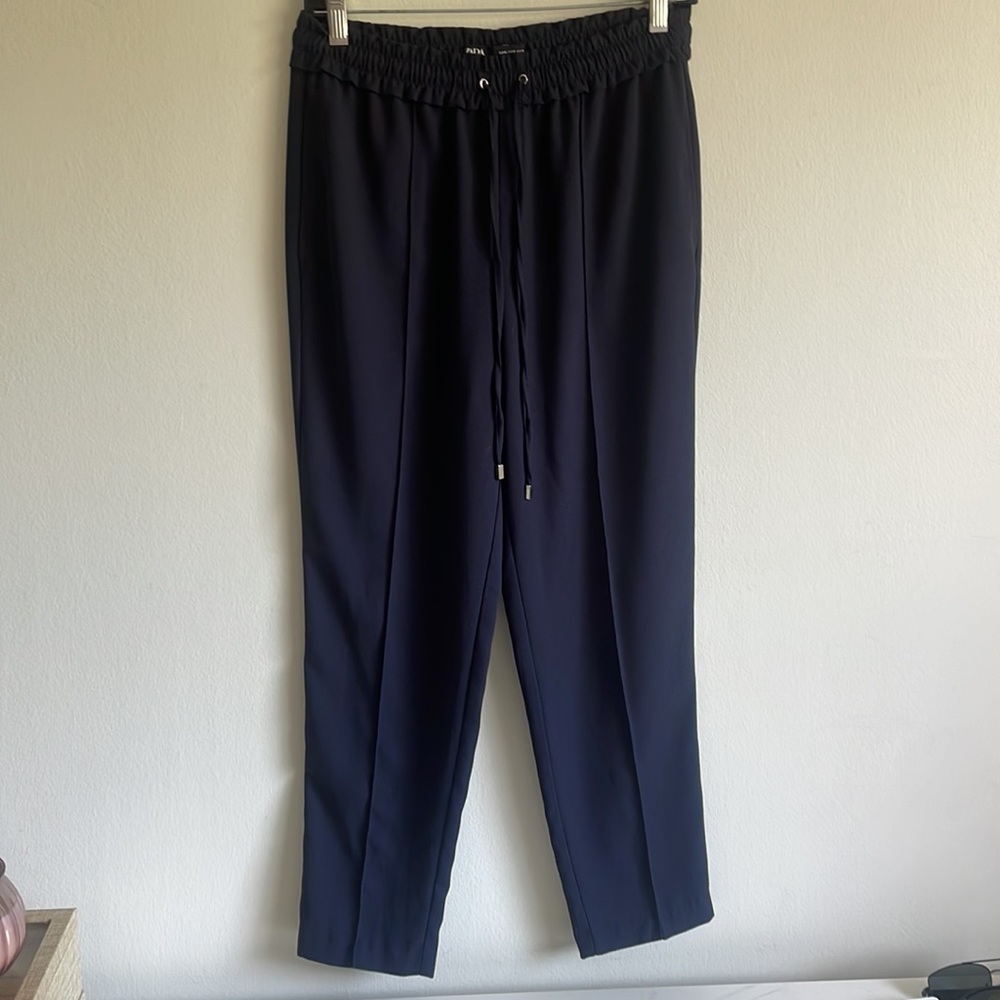 Zara navy blue pants